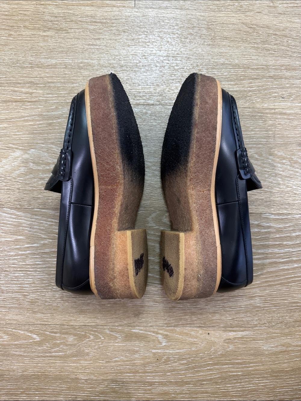 Loeffler Randall Rikki Platform Gum Sole Penny Loafers size 7 - Picture 6 of 8